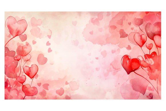 Download Watercolor Paper Valentines Hearts - Valentines hearts Collection