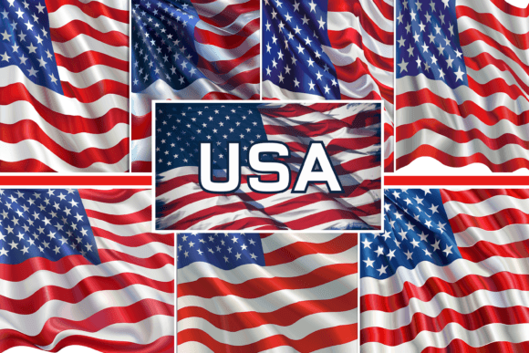 Download USA Flag Waving - Waving Collection