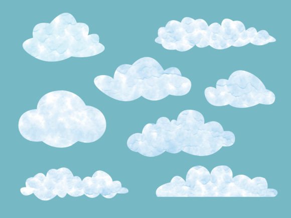 Download Watercolor Clouds - Clouds Collection