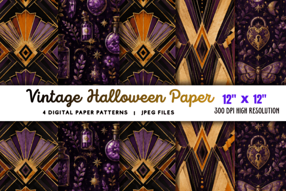 Download Vintage Halloween Paper Background 5 - Halloween paper Collection