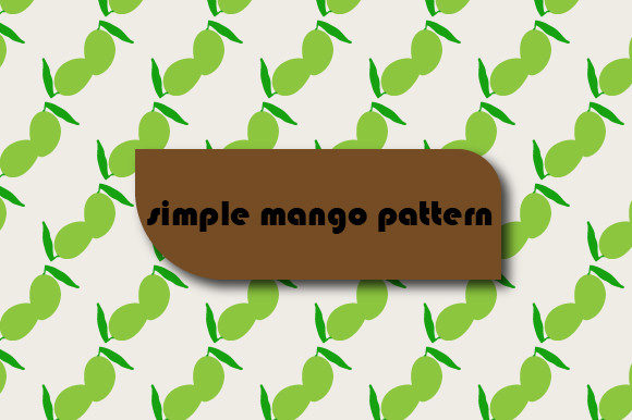 Download Simple Mango Pattern - Premium Bundle