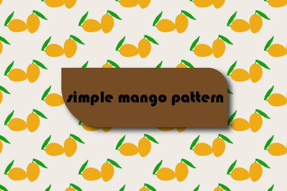 Download Simple Mango Pattern - Premium Bundle
